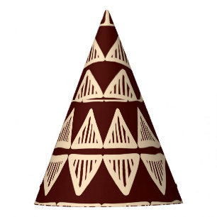 Chapeaux De Fètes Tribal Striped : Oeuvre Ornementale.