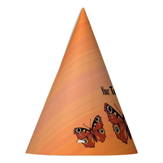 Chapeaux De Fètes Trois papillons Monarques Jolies marques Orange (Gauche)