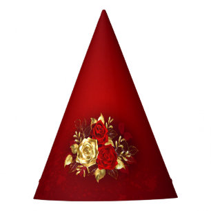Chapeaux De Fètes Trois Roses de bijoux