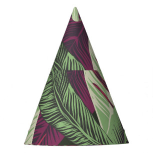 Chapeaux De Fètes Tropical Exotic : Vert tendance sans couture