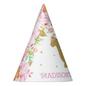 Chapeaux De Fètes Tutu Brachiosaur Dinosaur Rose Floral Anniversaire (Gauche)