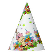 Chapeaux De Fètes Twin Cupcakes Happy Birthday Paper (Gauche)