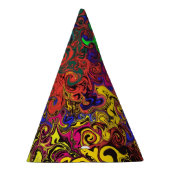 Chapeaux De Fètes Twirlers colorés Abstraits / (Droite)