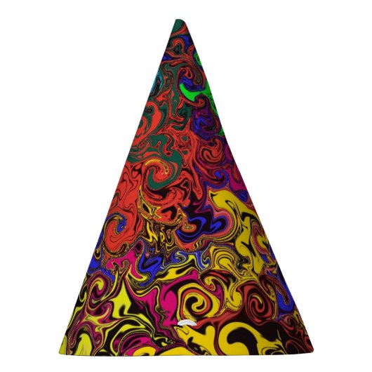 Chapeaux De Fètes Twirlers colorés Abstraits / (Droite)