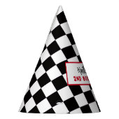 Chapeaux De Fètes Two Fast 2nd birthday Boy Racing Car  (Gauche)