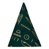 Chapeaux De Fètes Typographie égyptienne des Hiéroglyphes d'or (Droite)