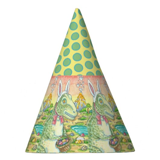 Chapeaux De Fètes TYRANNOSAURUS T-REX EASTER BUNNY CASQUETTE Dino (Droite)