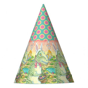 Chapeaux De Fètes TYRANNOSAURUS T-REX EASTER BUNNY CASQUETTE Dino