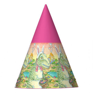 Chapeaux De Fètes TYRANNOSAURUS T-REX EASTER BUNNY CASQUETTE Dino