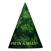 Chapeaux De Fètes Un dans un Melon Green Watermelon Fruit Anniversai (Devant)