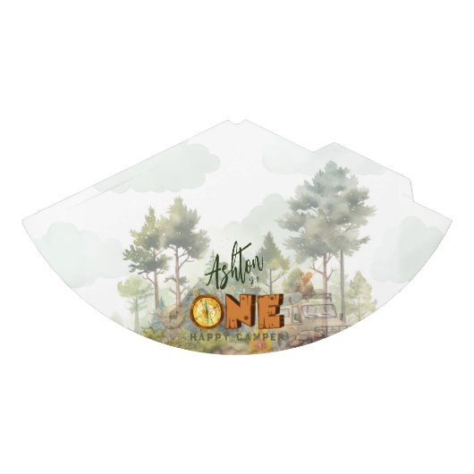 Chapeaux De Fètes Un Joyeux Camper Premier anniversaire (Devant)