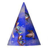 Chapeaux De Fètes Une joyeuse fille aux oiseaux (Dos)