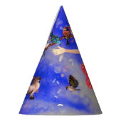 Chapeaux De Fètes Une joyeuse fille aux oiseaux (Gauche)