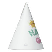 Chapeaux De Fètes Une joyeuse fille Invitation d'anniversaire 1er An (Gauche)