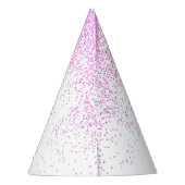 Chapeaux De Fètes Unicorn party Cute parties scintillant nom personn (Dos)