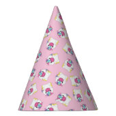 Chapeaux De Fètes Unicorne Anniversaire fête rose (Droite)