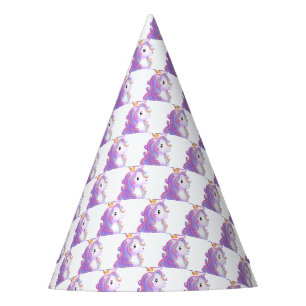 Chapeaux De Fètes Unicorne Whimsical Anniversaire