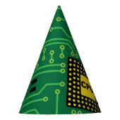 Chapeaux De Fètes Unité centrale de traitement nerd de carte (Devant)