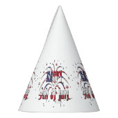 Chapeaux De Fètes USA Independence Day Happy 4 juillet (Gauche)