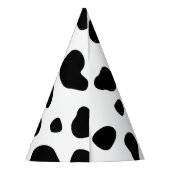 Chapeaux De Fètes Vache rose mignonne Imprimer Ferme Fille Anniversa (Dos)