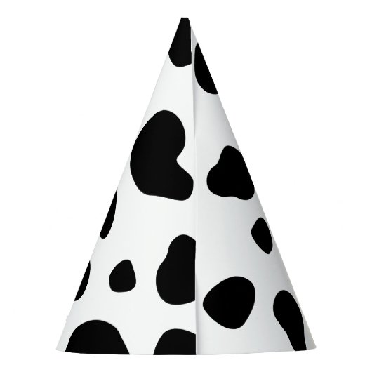 Chapeaux De Fètes Vache rose mignonne Imprimer Ferme Fille Anniversa (Dos)