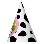 Chapeaux De Fètes Vache rose mignonne Imprimer Ferme Fille Anniversa (Droite)