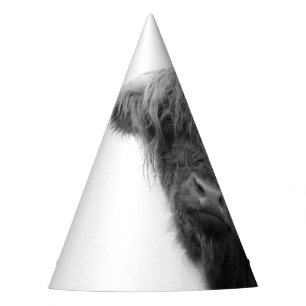 Chapeaux De Fètes Vaches Highland Noir et Blanc #4