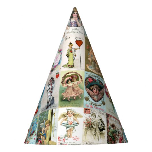 Chapeaux De Fètes Valentine vintage (Devant)