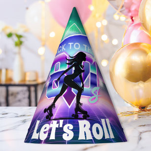 Chapeaux De Fètes Vaporwave Roller Skate fête d'anniversaire