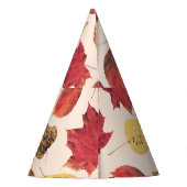 Chapeaux De Fètes Véritable photo feuille, unique motif sans couture (Dos)