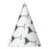 CHAPEAUX DE FÈTES VERRE DE MARTINI (Gauche)