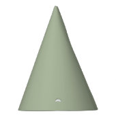 Chapeaux De Fètes Vert sauge clair uni (Droite)