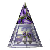 Chapeaux De Fètes violettes dans un bocal de lune (Dos)