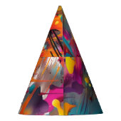 Chapeaux De Fètes Vivid Chaos Splash Graffiti (Dos)