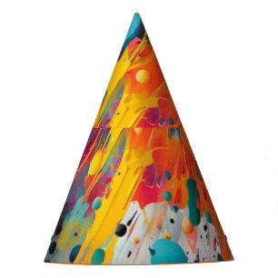 Chapeaux De Fètes Vivid Chaos Splash Graffiti