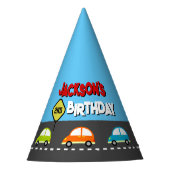 Chapeaux De Fètes Voitures de course Boy Fête d'anniversaire (Devant)