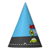 Chapeaux De Fètes Voitures de course Boy Fête d'anniversaire (Gauche)