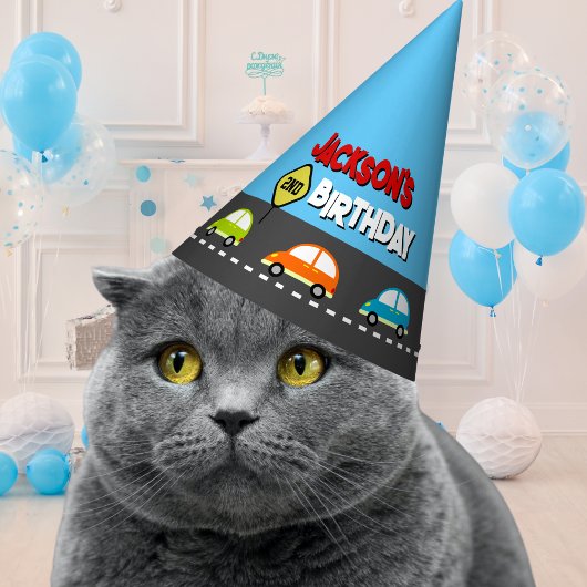 Chapeaux De Fètes Voitures de course Boy Fête d'anniversaire