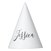 Chapeaux De Fètes Votre nom | Script élégant (Devant)