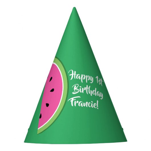 Chapeaux De Fètes Watermelon Cute 1er anniversaire Casquettes (Devant)