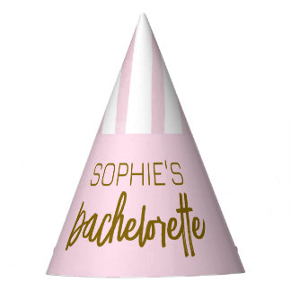 Chapeaux De Fètes Week-end de bachelorette rose tropical personnalis