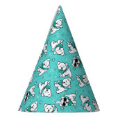 Chapeaux De Fètes Westies Cutieface KiniArt (Gauche)