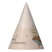 Chapeaux De Fètes Whale Ship Pastel Hommes-Neutres Anniversaire (Gauche)