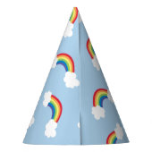 Chapeaux De Fètes Whimsical Rainbow Casquettes de fête d'anniversair (Dos)