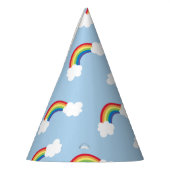 Chapeaux De Fètes Whimsical Rainbow Casquettes de fête d'anniversair (Gauche)
