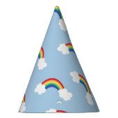 Chapeaux De Fètes Whimsical Rainbow Casquettes de fête d'anniversair (Droite)