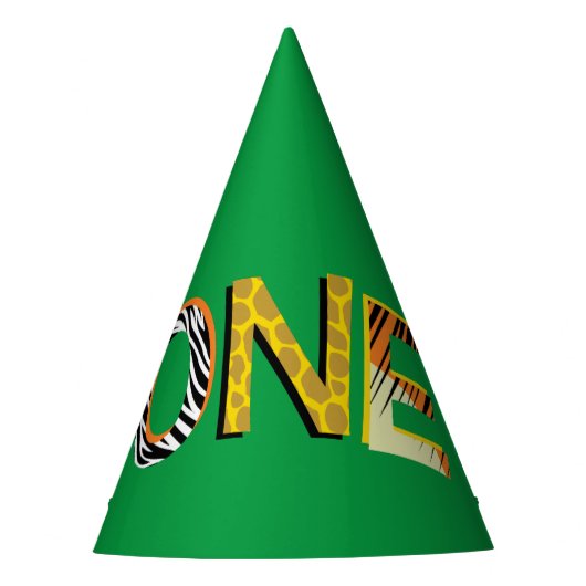 Chapeaux De Fètes Wild One 1er anniversaire de fête Safari (Devant)