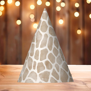Chapeaux De Fètes Wild Safari Animal Giraffe Imprimer