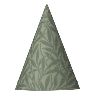 Chapeaux De Fètes William Morris Motif Saule Antique Vert Sauge