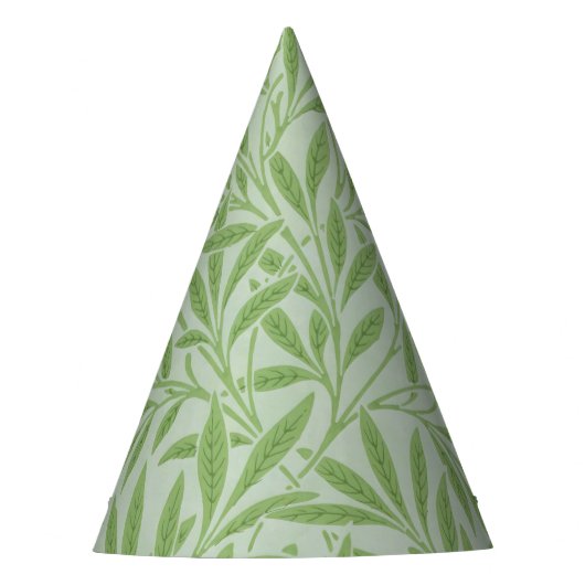 Chapeaux De Fètes William Morris Saule Fleur Classique Vert (Devant)